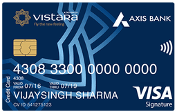 Axis Bank Vistara Signature Credit Card image