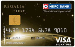 HDFC Bank Regalia Firstk Credit Card image