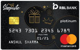 RBL Bank ShopRite Credit Card image