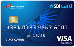 SBI Bank Air India Signature Credit Card image