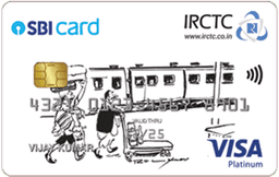SBI Bank IRCTC Platinum Credit Card image