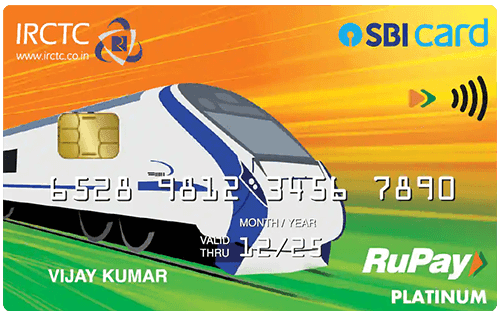 sbi_bank_irctc_rupay_credit_card image
