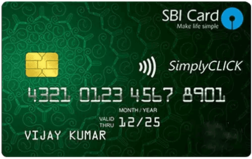 sbi_bank_simplyclick_credit_card image