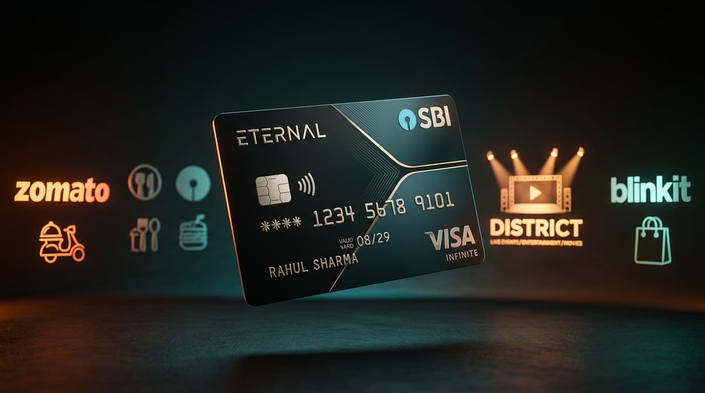 Eternal SBI Card launched with 10 percent Zomato Blinkit District discount and 5 percent partner cashback