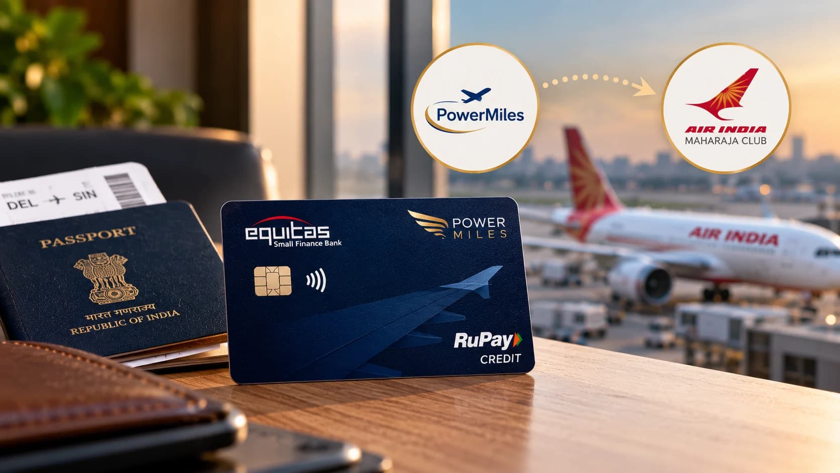 Equitas PowerMiles Credit Card Air India Maharaja Club 1:1 Transfer Analysis