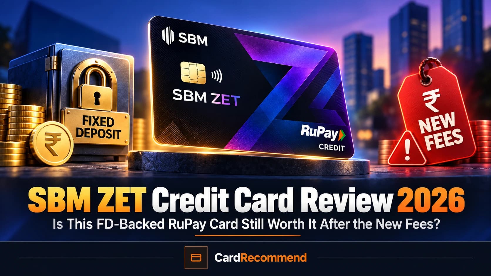 SBM ZET Credit Card Review 2026: Lifetime Free, FD-Backed & RuPay Analysis