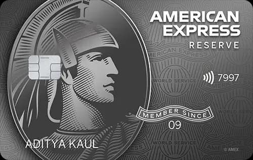 American Express Platinum Reserve Credit Card Credit Card