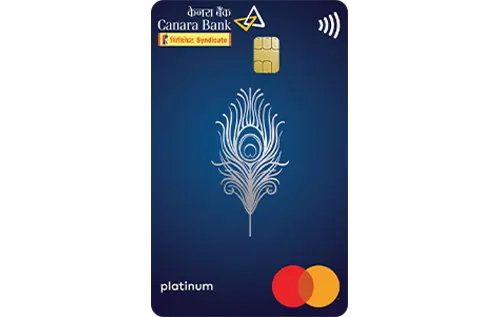 Canara Bank Mastercard Platinum Credit Card Credit Card
