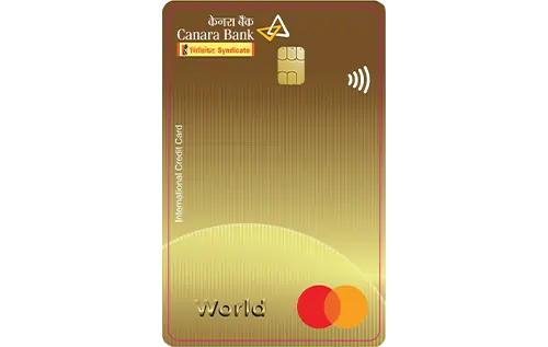 Canara Bank Mastercard World Credit Card