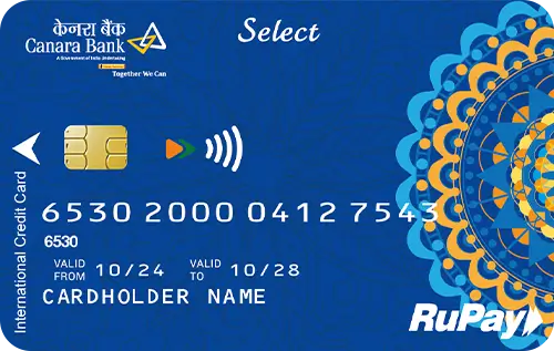 Canara Bank RuPay Select Credit Card