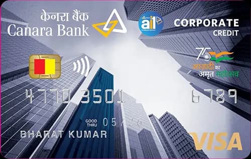 Canara Bank Visa Corporate Credit Card