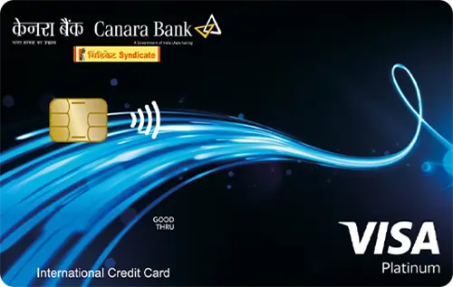 Canara Bank Visa Platinum Credit Card Credit Card