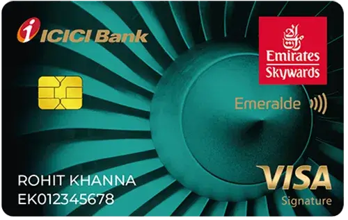Emirates Skywards ICICI Bank Emeralde Credit Card Credit Card