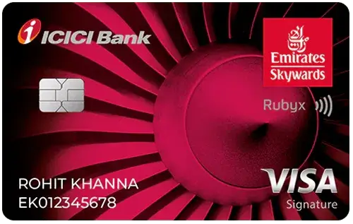 Emirates Skywards ICICI Bank Rubyx Credit Card Credit Card