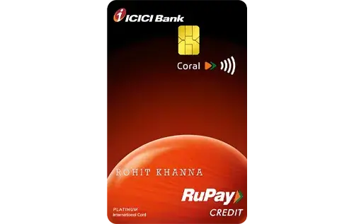 ICICI Bank Coral Credit Card Credit Card