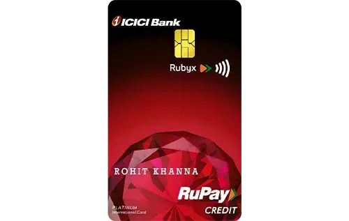 ICICI Bank Rubyx Credit Card Credit Card