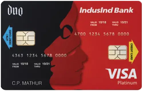 IndusInd Bank Duo Plus Credit Card Credit Card