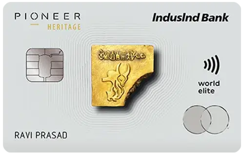 IndusInd Bank Pioneer Heritage Credit Card Credit Card