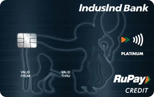 IndusInd Bank Platinum RuPay Credit Card Credit Card