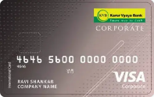 KVB Corporate Credit Card Credit Card