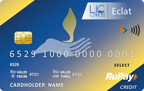 LIC Eclat Credit Card by IDBI Bank Credit Card
