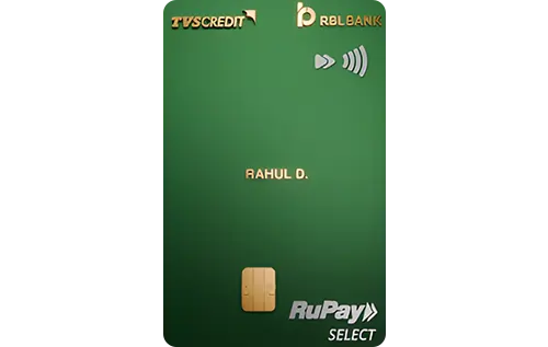 TVS Credit RBL Bank Plus Credit Card