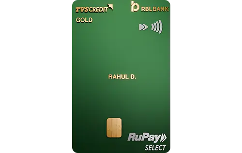 TVS Credit RBL Bank Gold Credit Card Credit Card