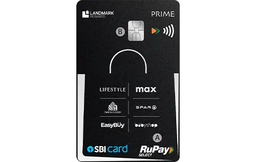Landmark Rewards SBI Card PRIME