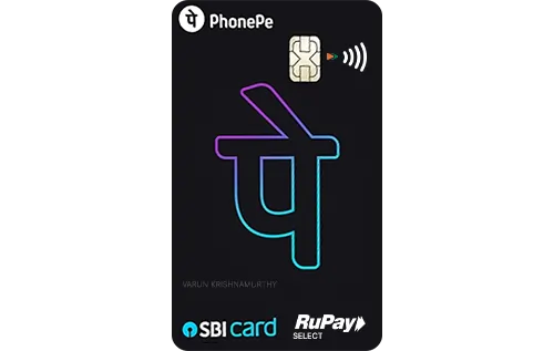 PhonePe SBI Card Select Black