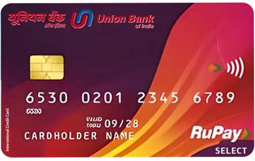 Union Select RuPay Credit Card